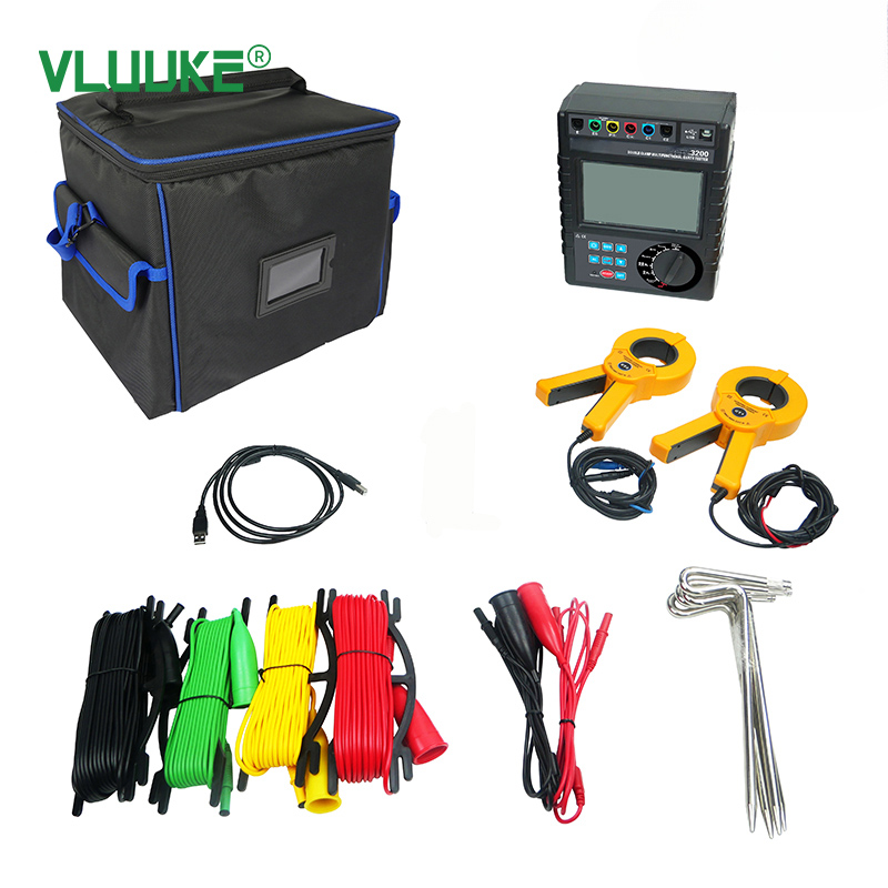 VKCR3200 Double Clamp Earth Resistance Tester