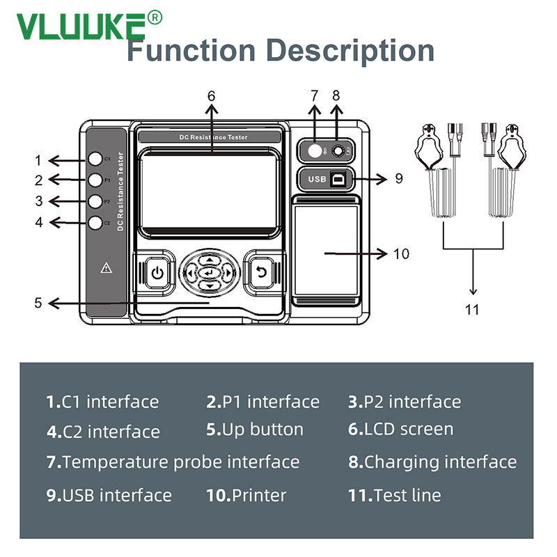 VK3072 DC Resistance Tester