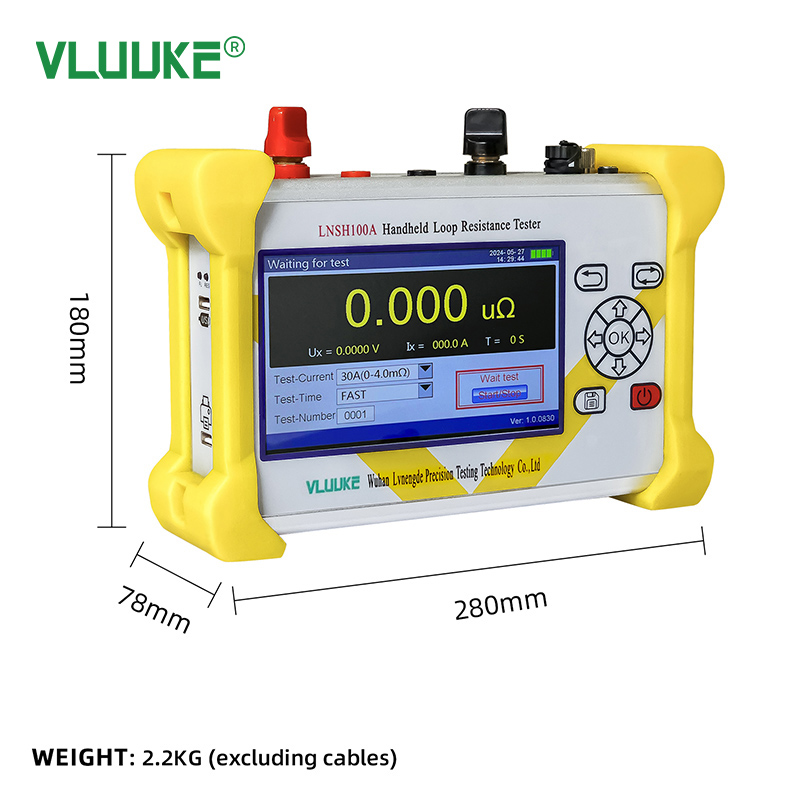 LNSH100A Handheld Loop Resistance Tester(with printer)