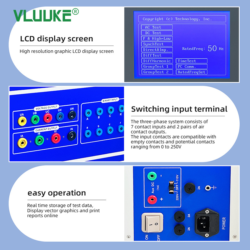 LND-702 3 Phase Relay Protection Tester