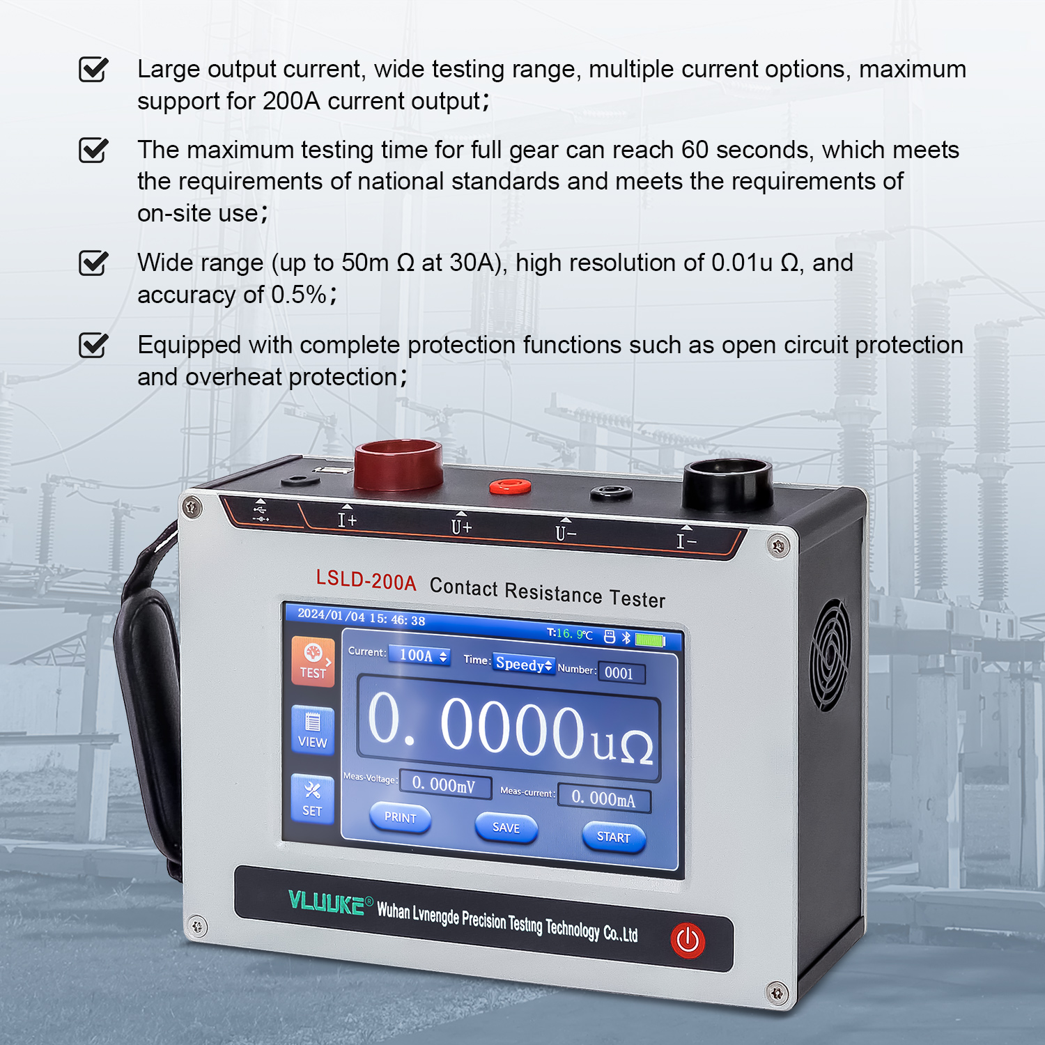 LSLD-200A Handheld loop resistance tester