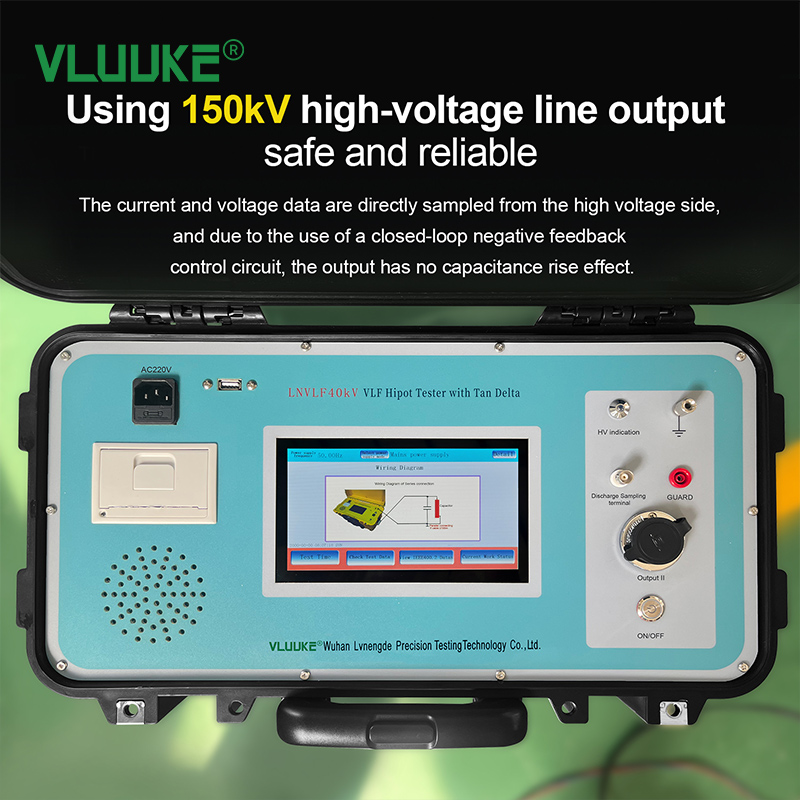 VKVLF-60KV VLF Voltage Withstand & Dielectric Loss & Partial Discharge Test 3 in 1 （30KV/40KV/50KV/60KV/80KV）