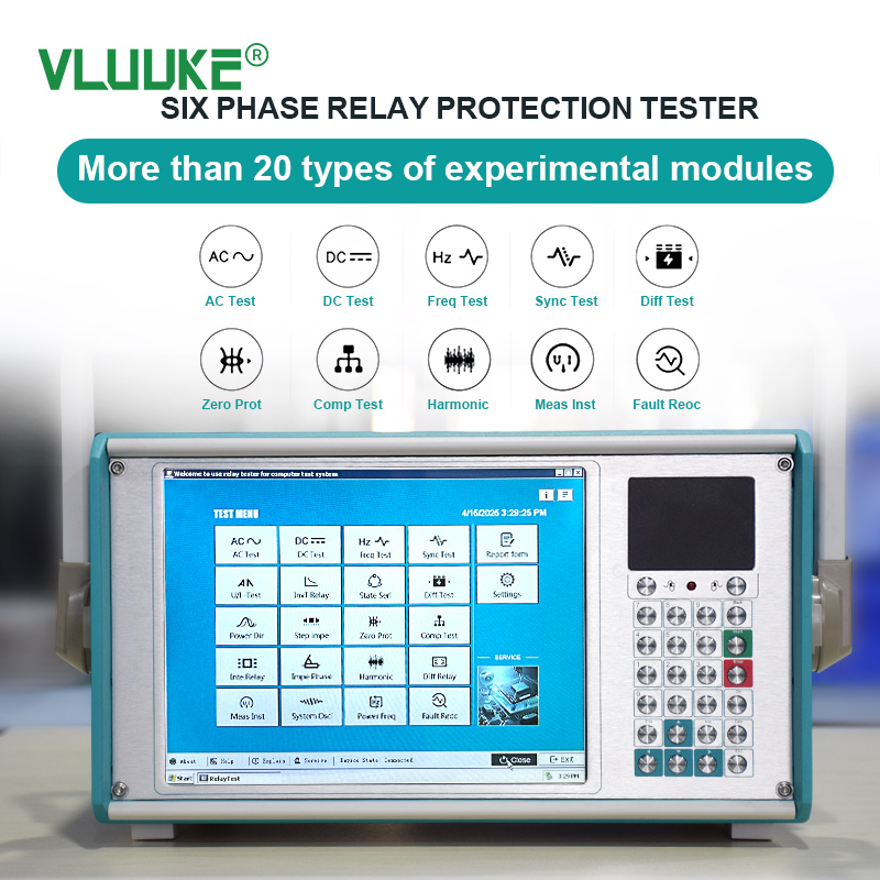 T1200 Six Phase Relay Protection Tester