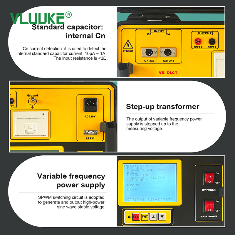 VK-DLCT Transformer Capacitance & Dissipation Factor Tester