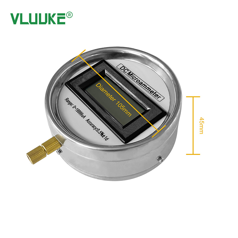 Digital DC microampere meter
