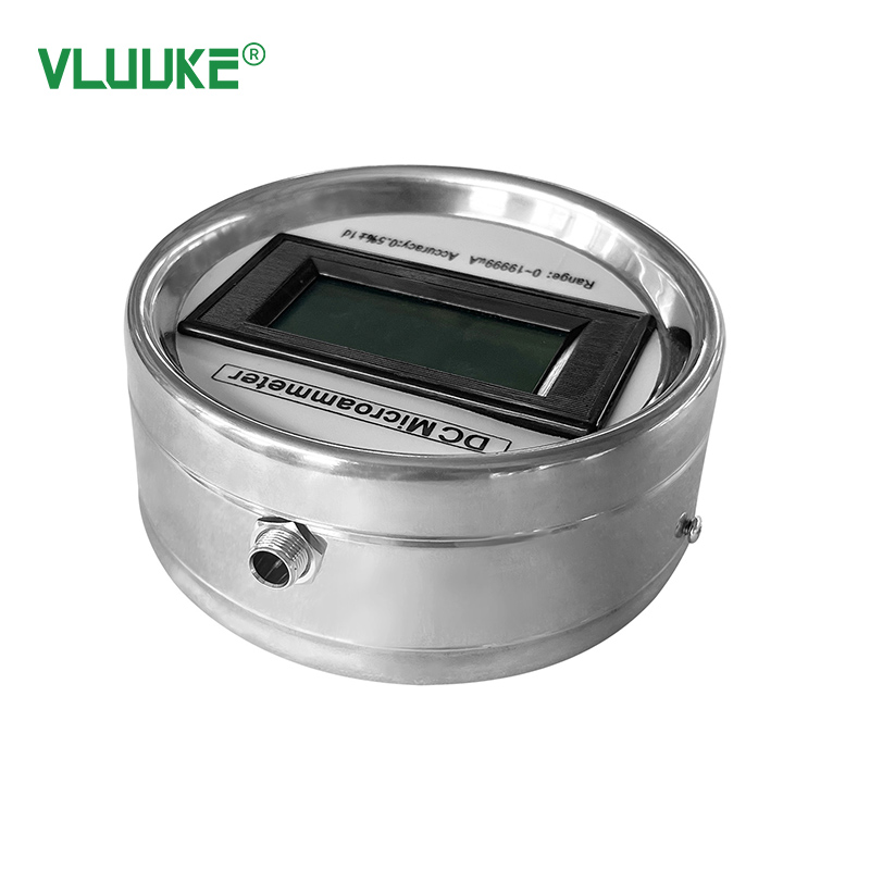 Digital DC microampere meter