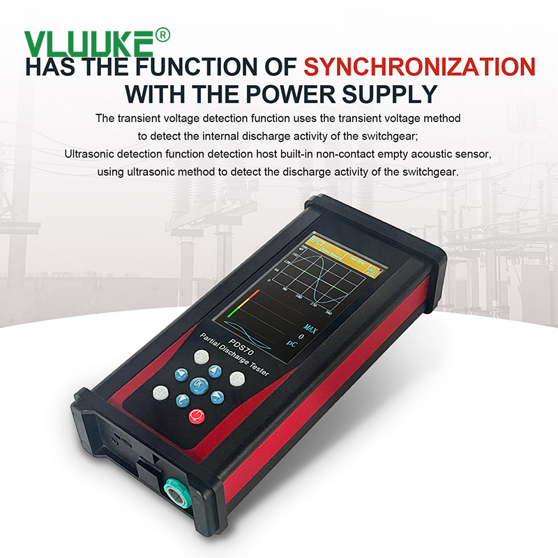 PDS70 Full Function Partial Discharge Tester Portable PD Tester High Voltage Electric