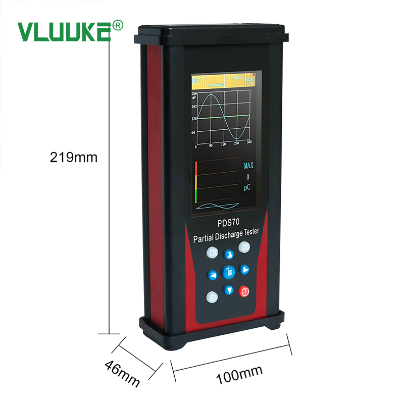 PDS70 Full Function Partial Discharge Tester Portable PD Tester High Voltage Electric