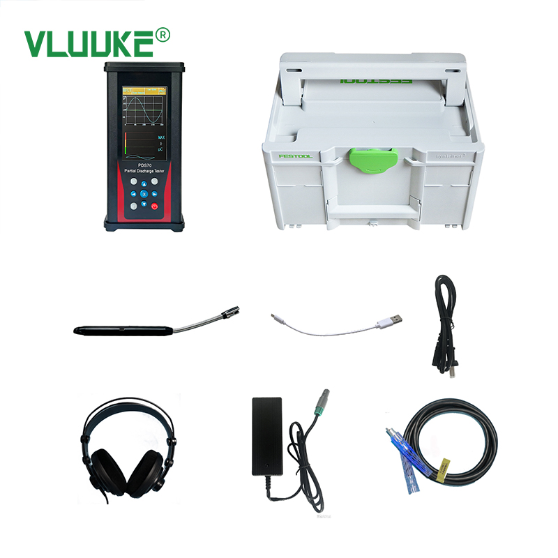 PDS70 Full Function Partial Discharge Tester Portable PD Tester High Voltage Electric