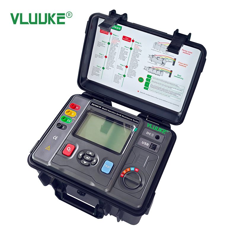 ES3001P Ground Resistance Soil Resistivity Tester