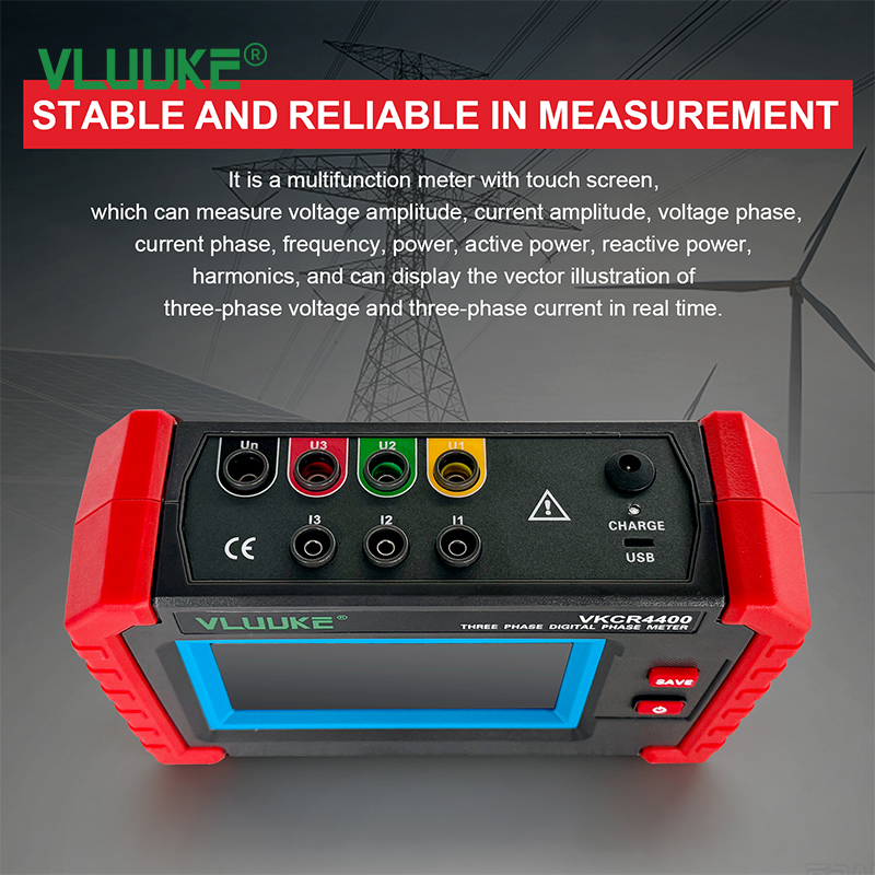 VKCR4400 Multifunction Three-phase Phase Voltammeter