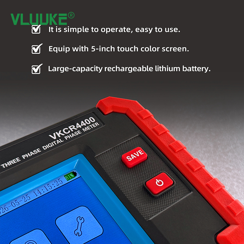 VKCR4400 Multifunction Three-phase Phase Voltammeter