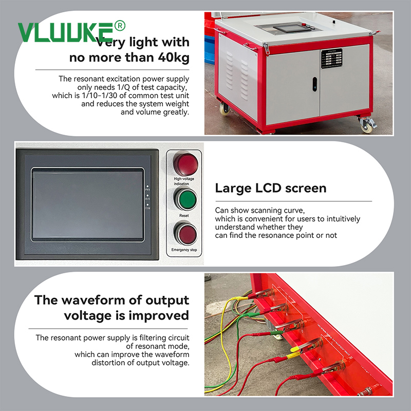 VKVF-1500kVA/560kV Variable Frequency Resonant Test System